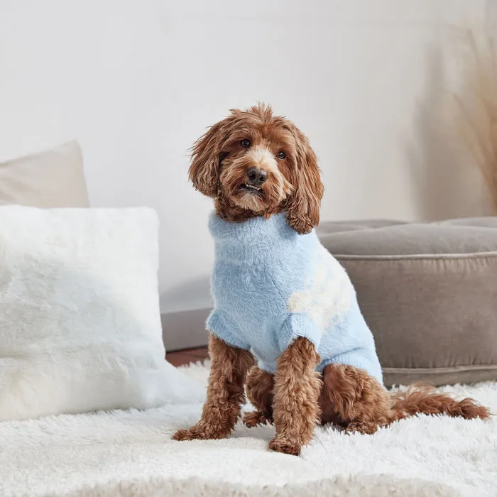 GF Pet Fuzzy Sweater - Light Blue for Dogs