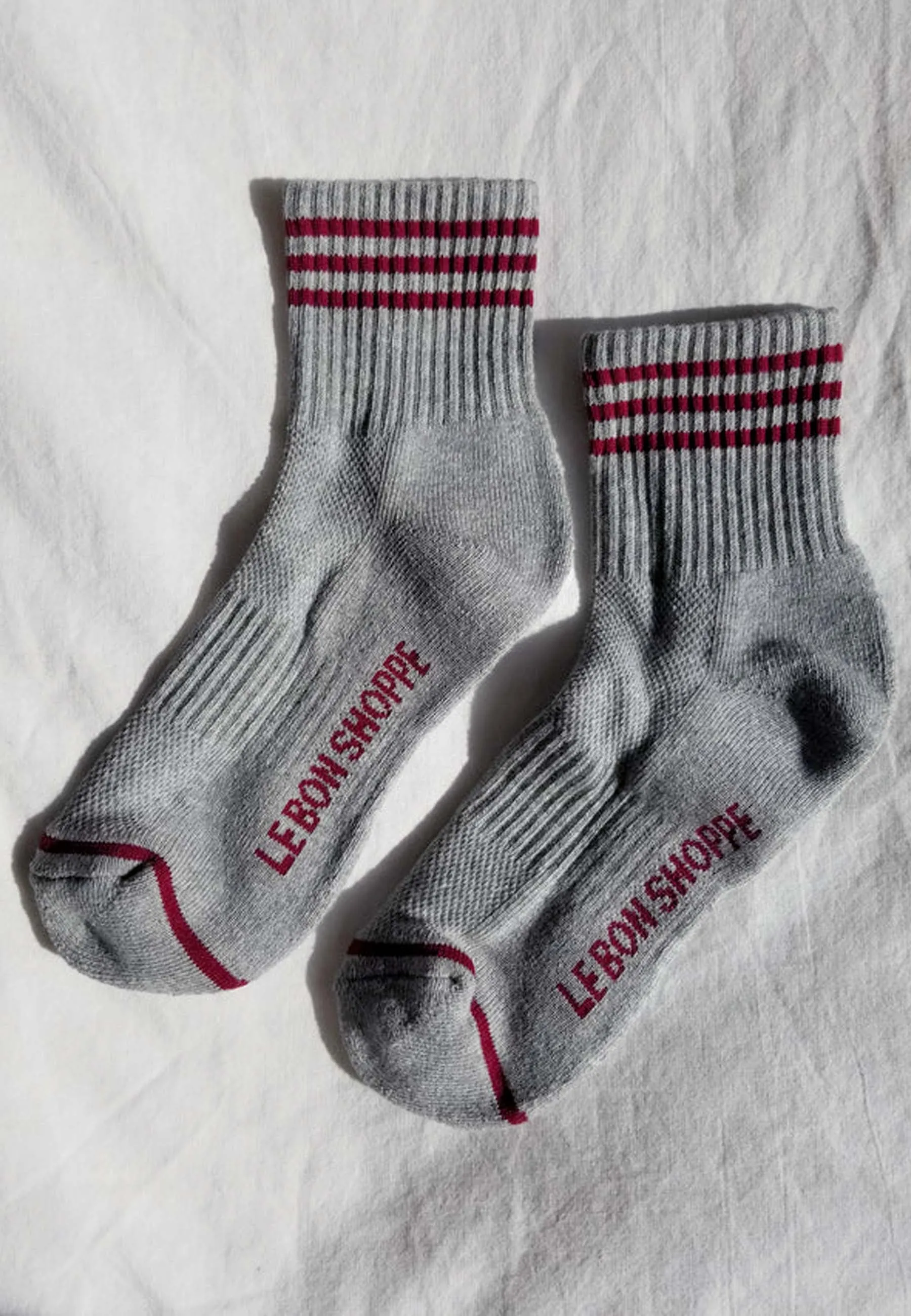 Girlfriend Socks - Heather Grey