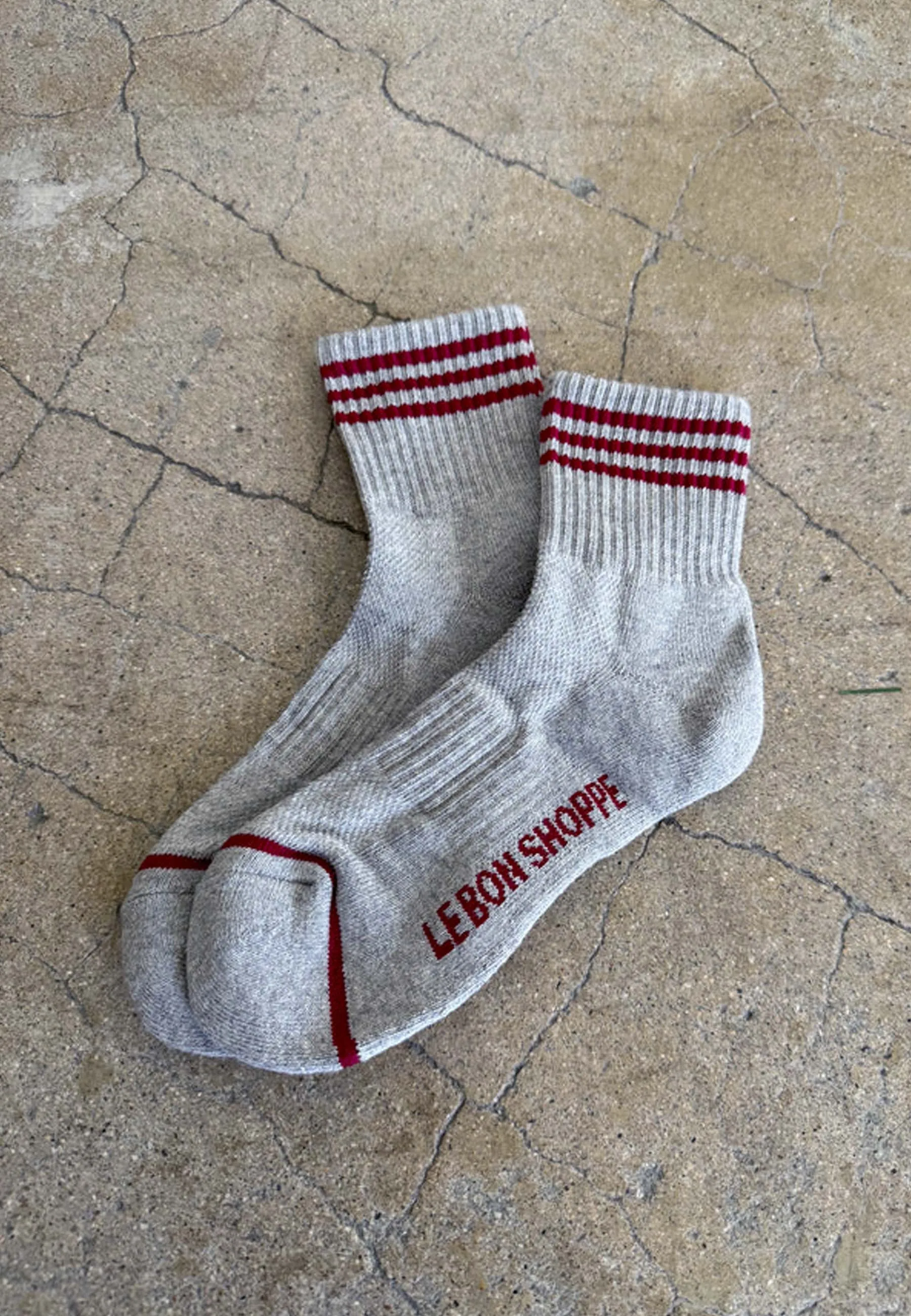 Girlfriend Socks - Heather Grey