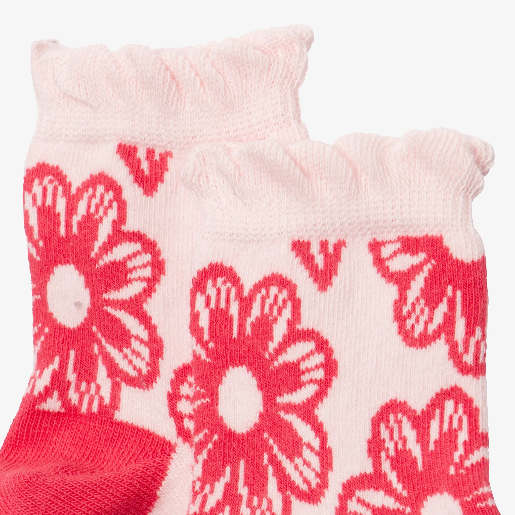 Girls' peony socks