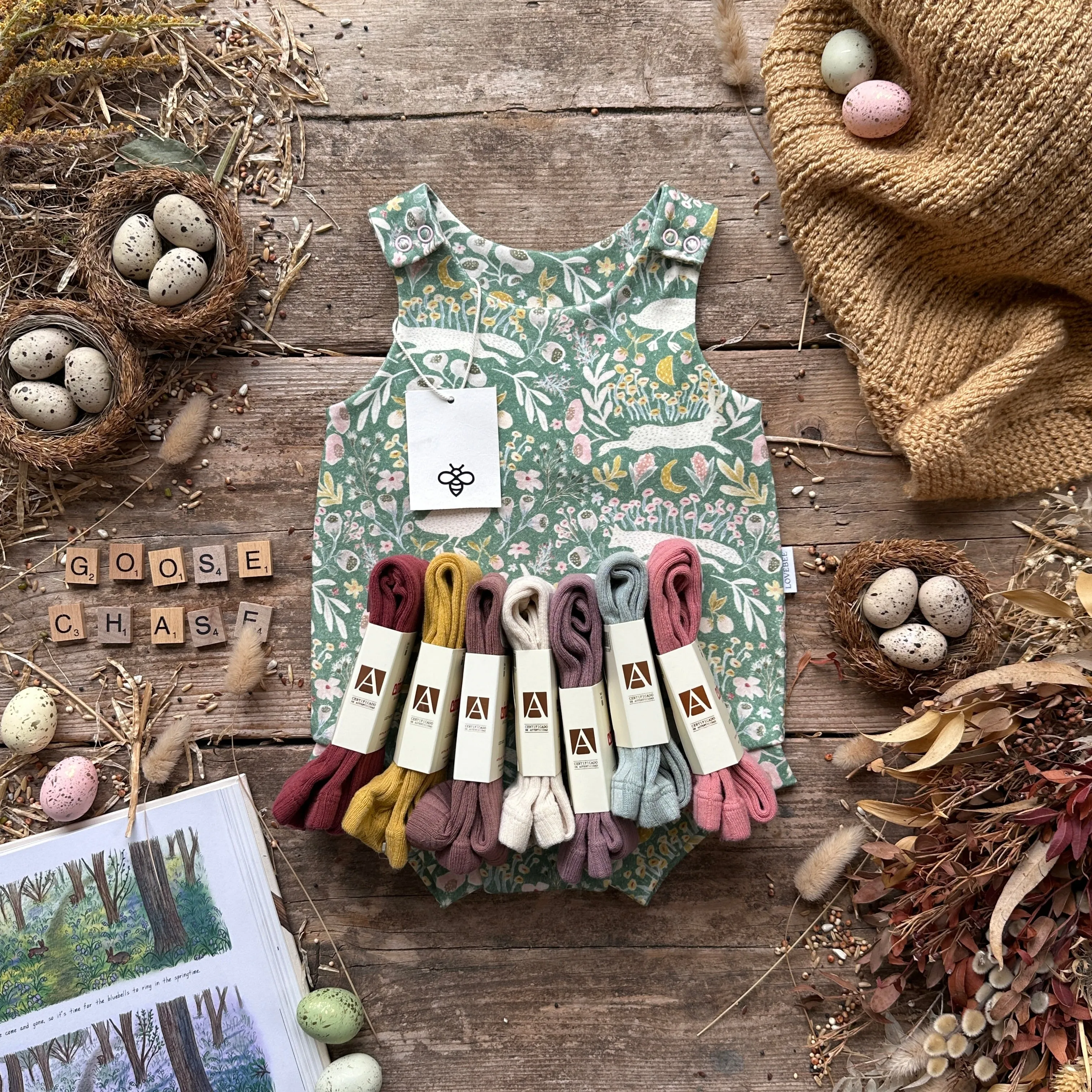 Goose Chase Bloomer Romper