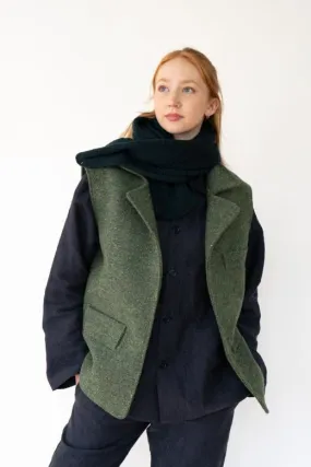 Green Irish Tweed Gilet