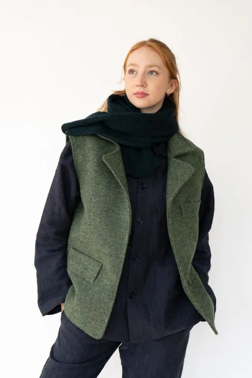 Green Irish Tweed Gilet