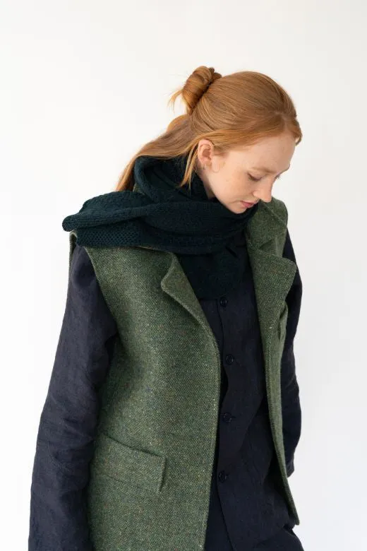 Green Irish Tweed Gilet