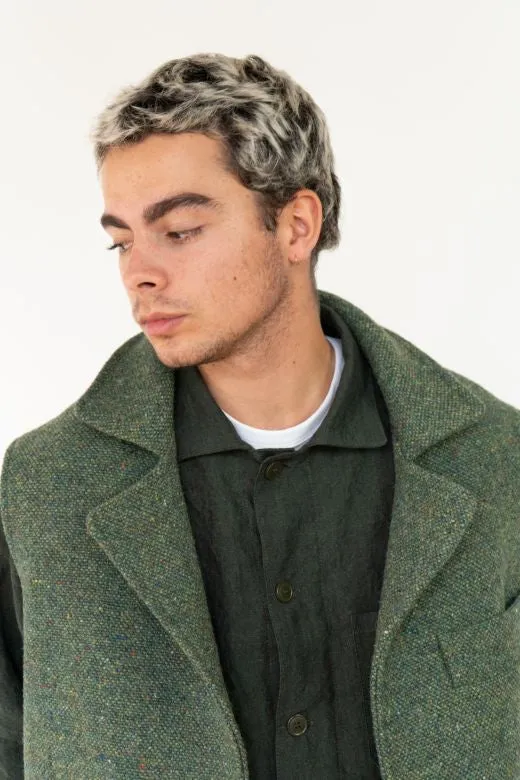 Green Irish Tweed Gilet