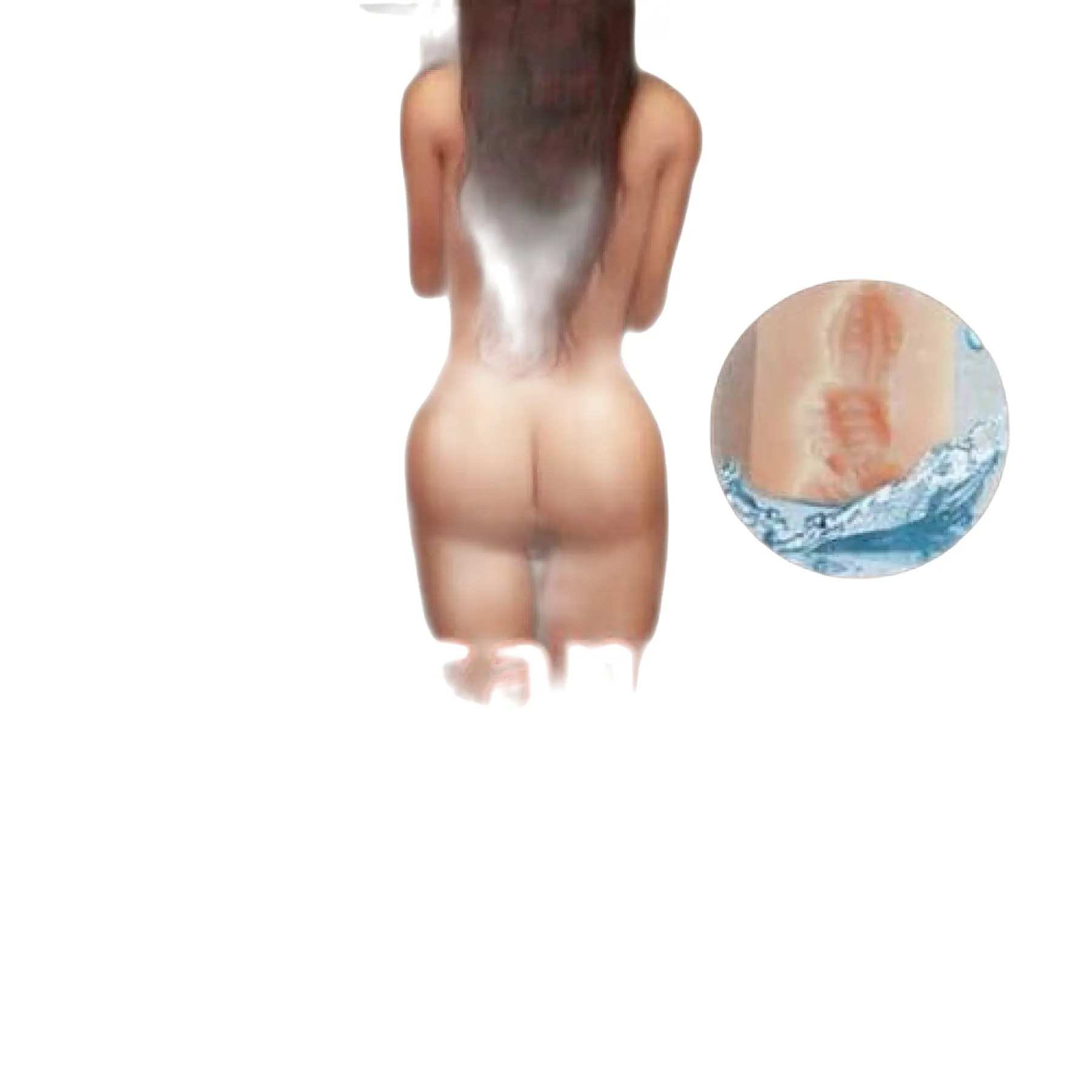 H2O Easy Wash Insert (2 x 20 cm / 0.79”) - Removable Vagina For Sex Doll