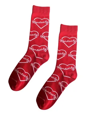 Heart Kentucky Socks