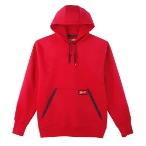 Heavy Duty Pullover Hoodie - Red S