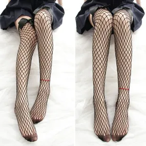 High Tight Ribbon Fishnet Socks SD01171