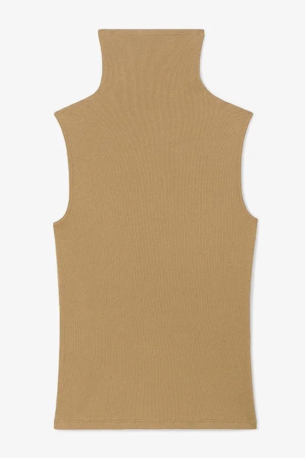 Jett Tank - Organic Ribbed Pima Cotton :: Saddle