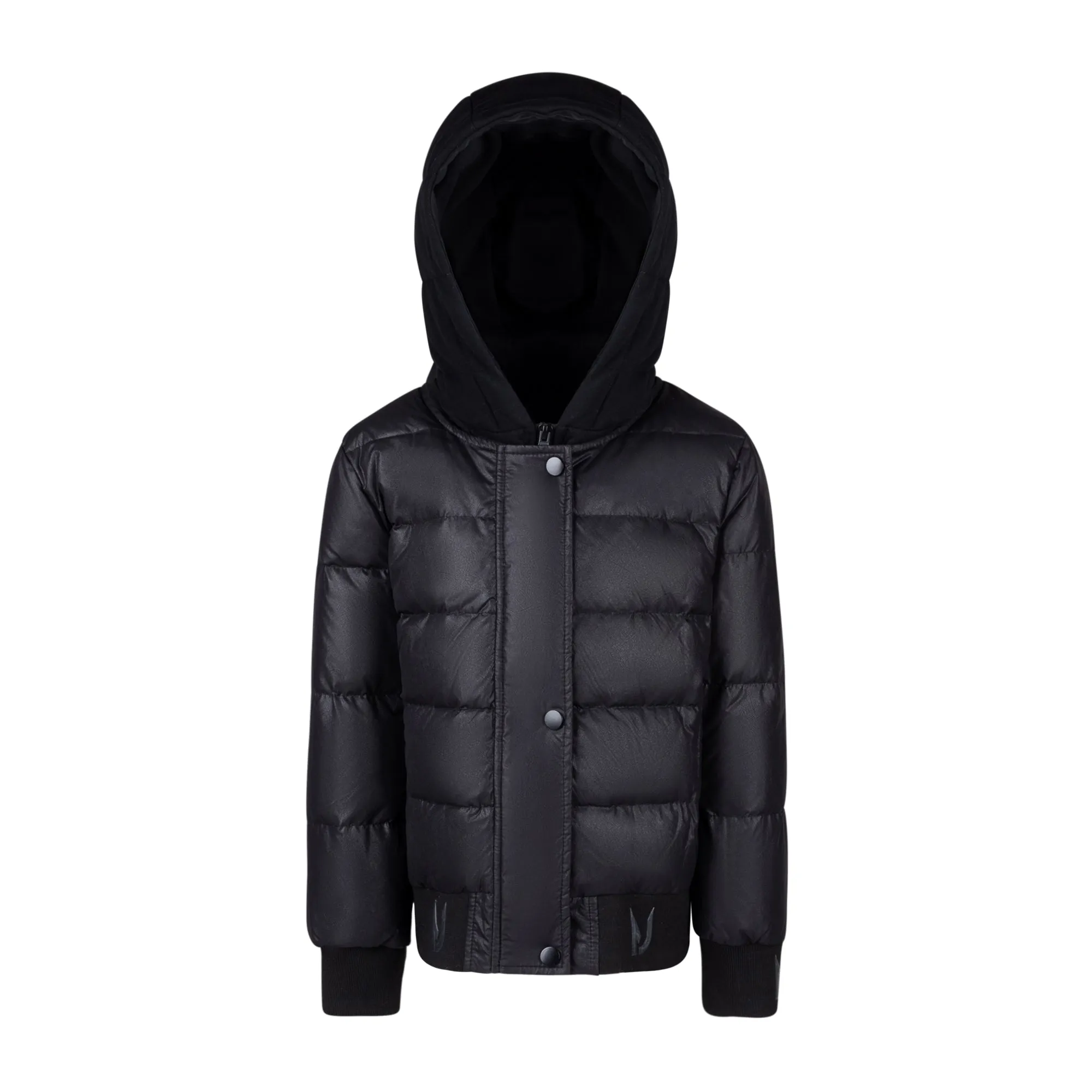 Kids Sweatshirt Coat - Black