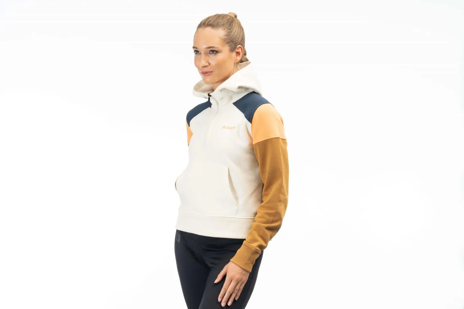 Klim Huntley Pullover 1/4 Zip Crop Hoodie