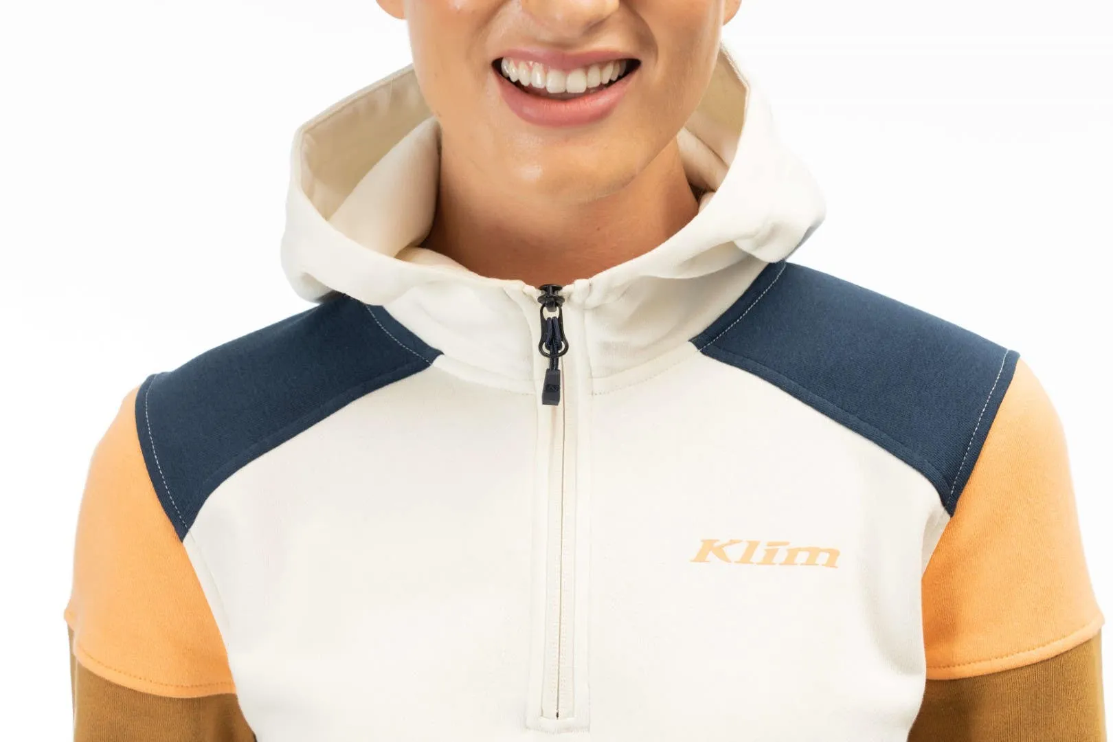 Klim Huntley Pullover 1/4 Zip Crop Hoodie