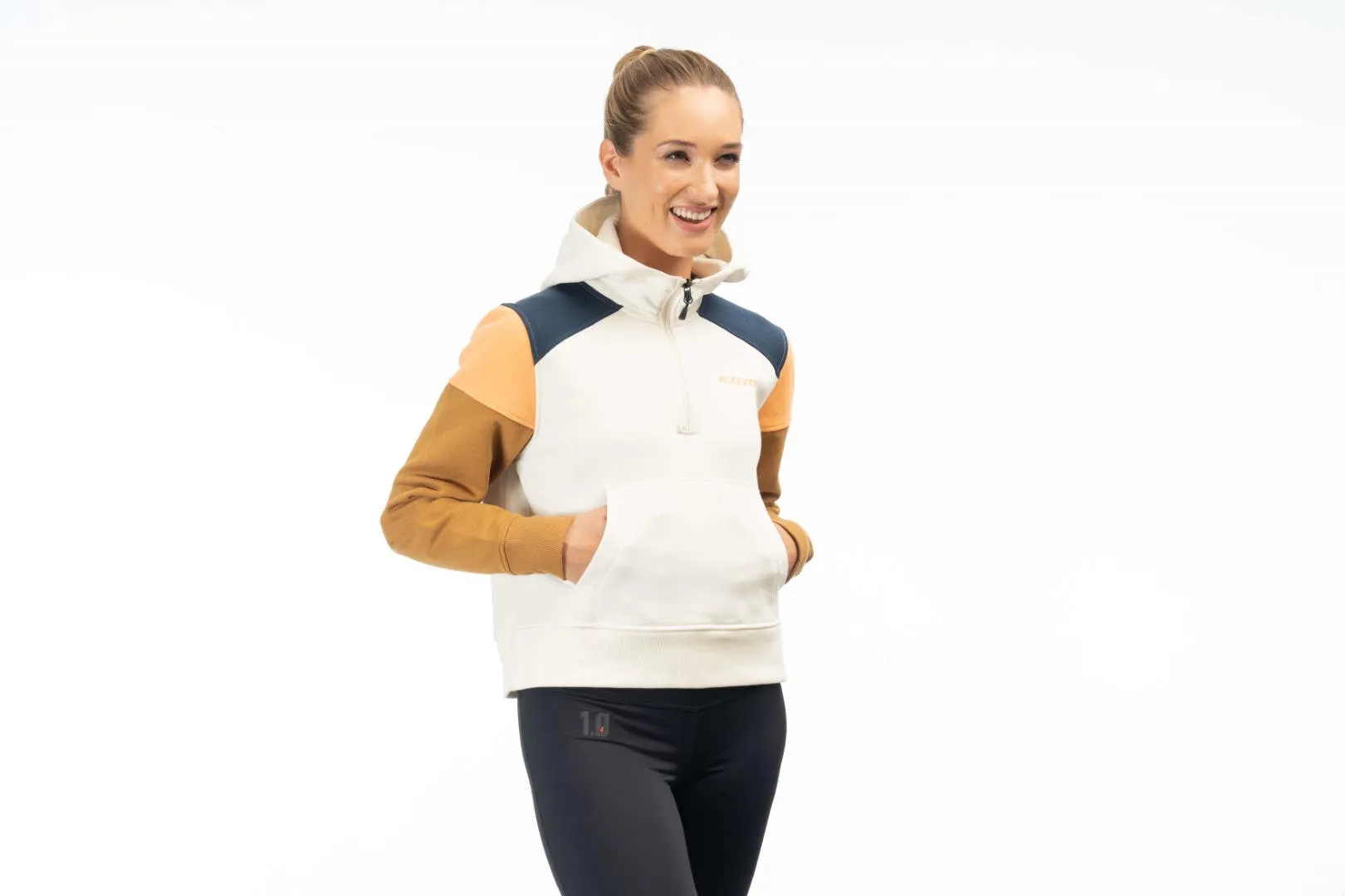 Klim Huntley Pullover 1/4 Zip Crop Hoodie