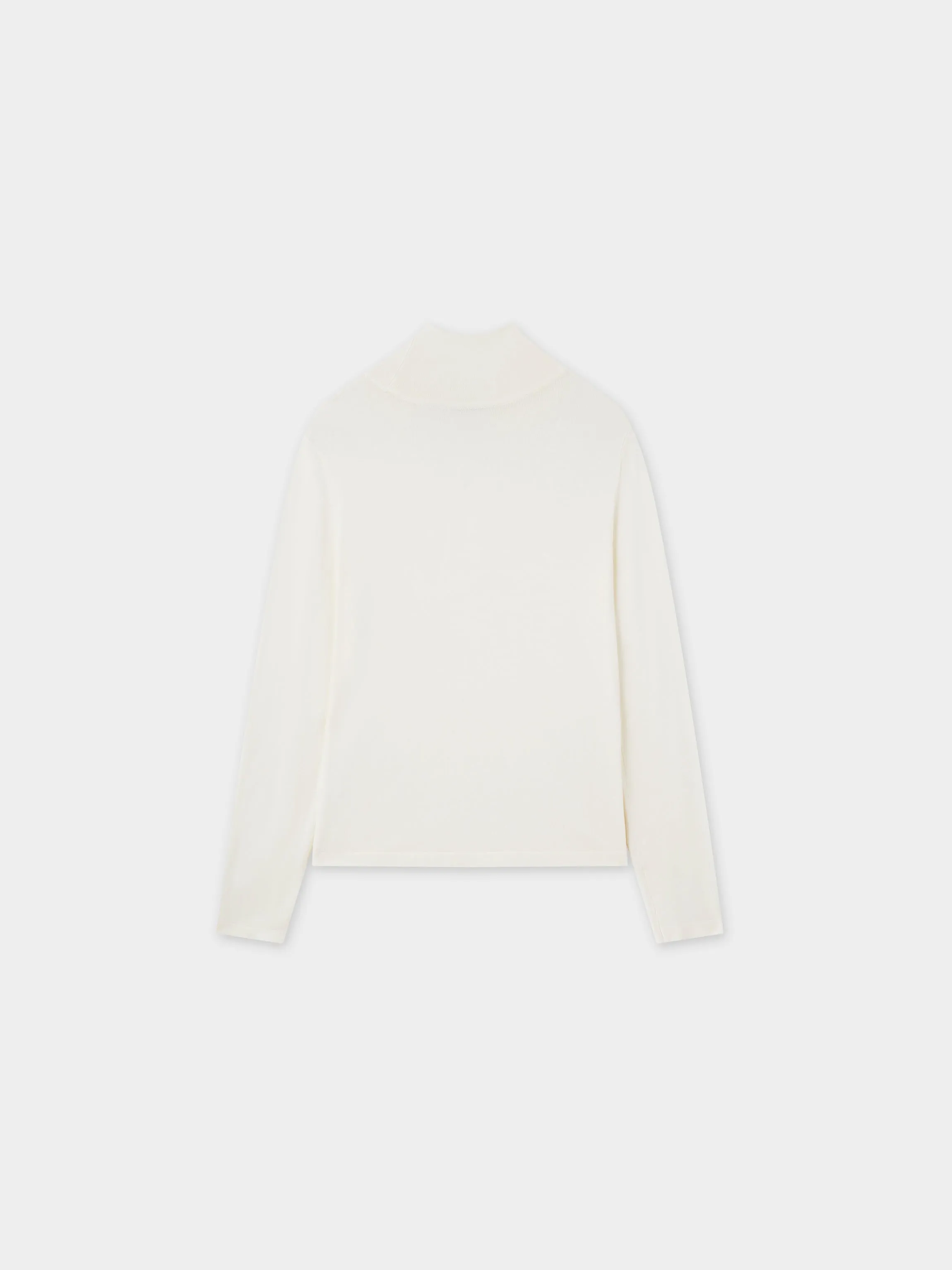 Knit Turtleneck-Cream