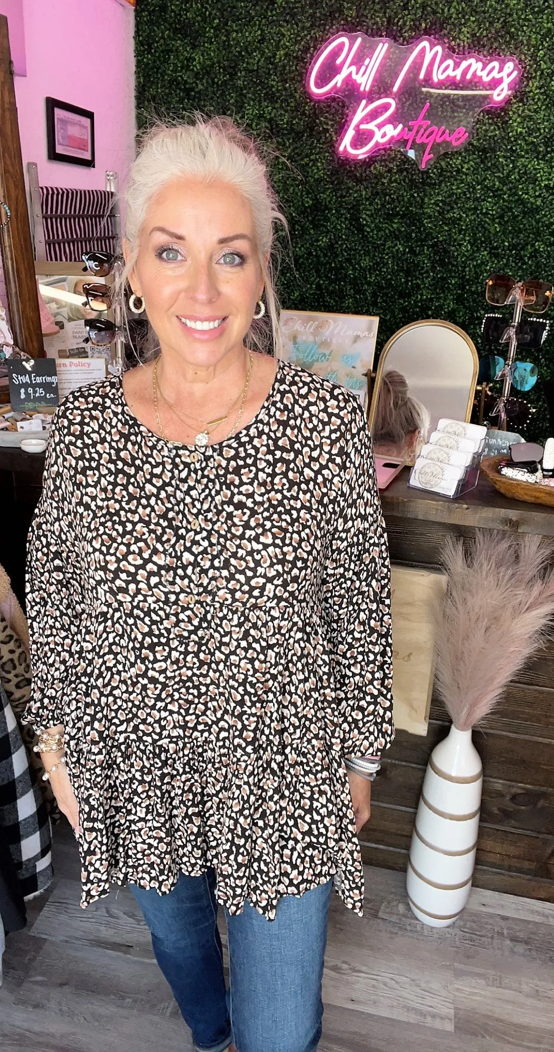 Leopard Print Tunic