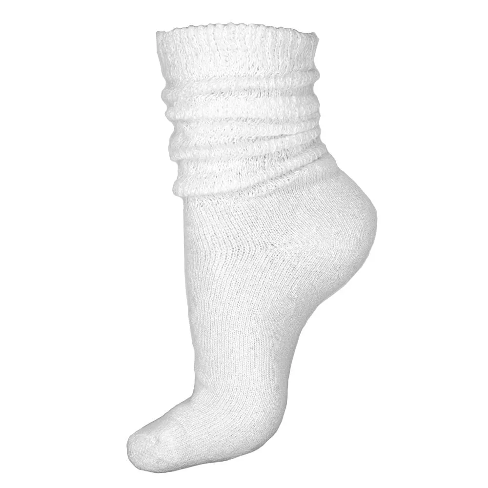 Lightweight Slouch Socks, Crew Length