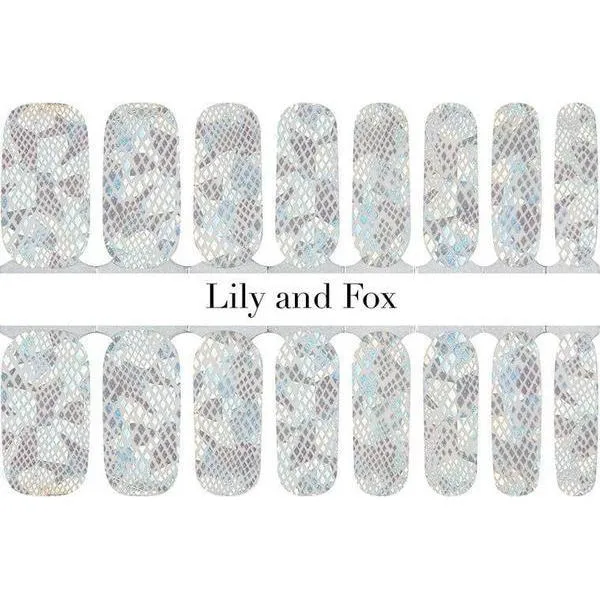 Lily and Fox - Nail Wrap - Mirror Mirror (Holo Transparent