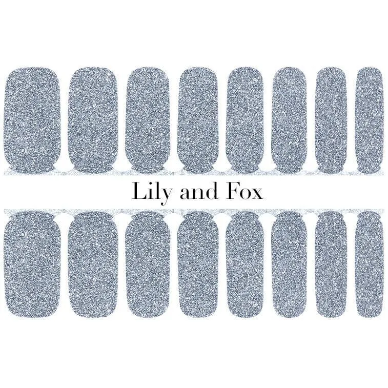 Lily and Fox - Nail Wrap - Titanium