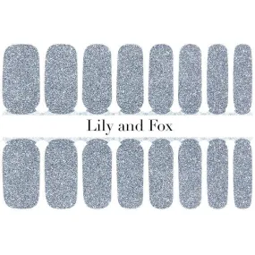 Lily and Fox - Nail Wrap - Titanium