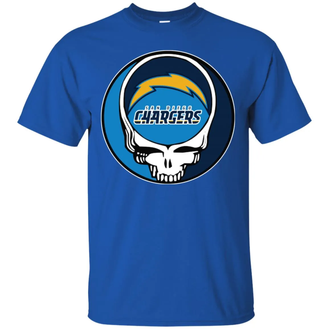 Los Angeles Chargers Grateful Dead Steal Your Face Football Nfl Shirts