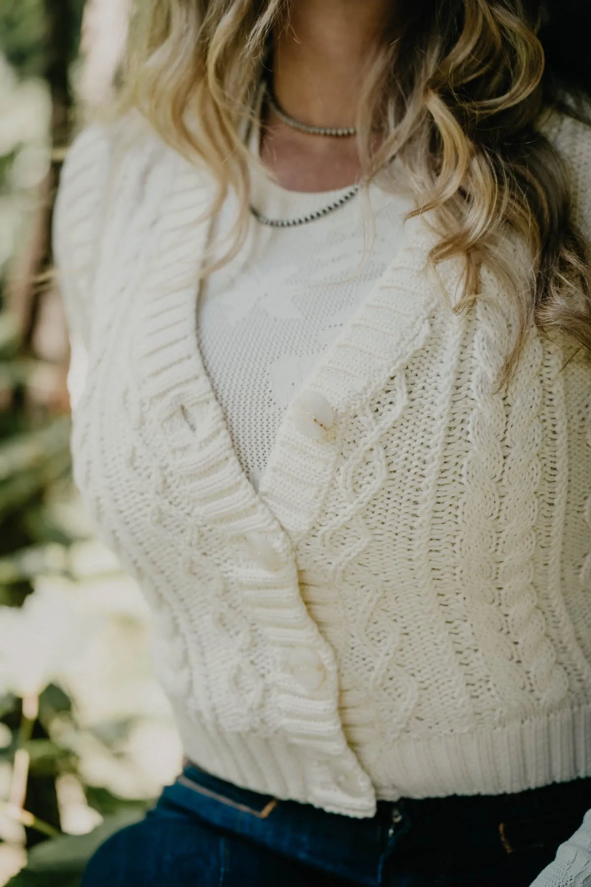 'Lynda' Knit Sweater Vest by Z Supply (Ivory & Black; XS-XL)