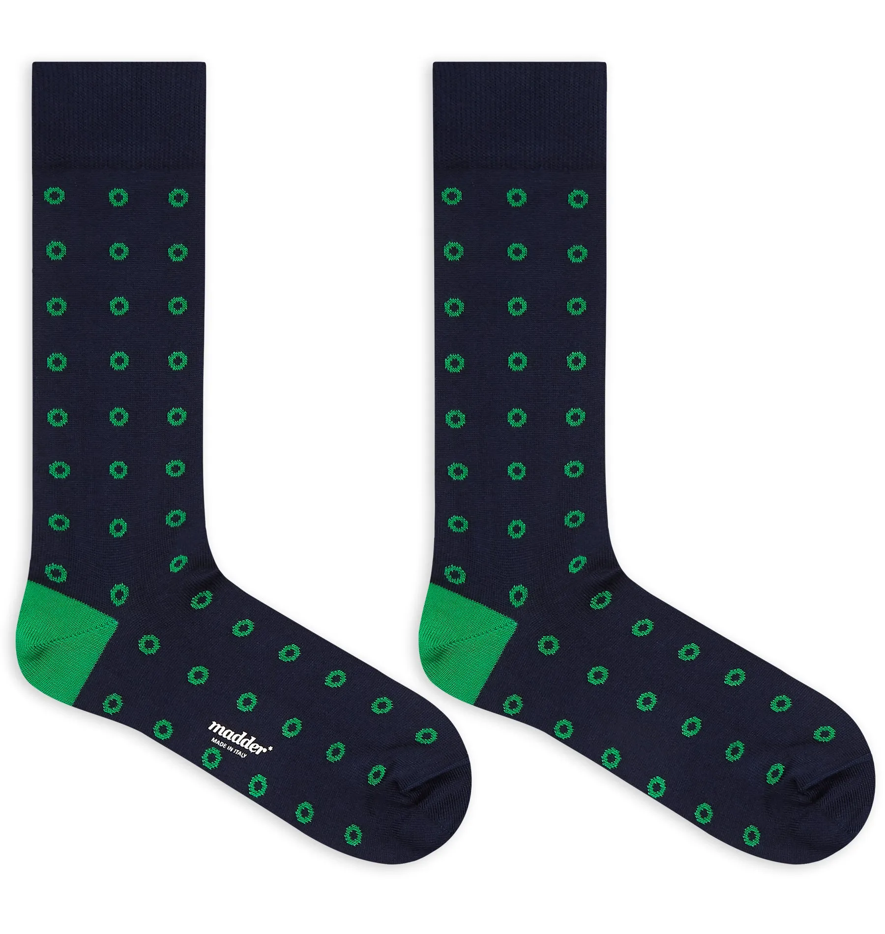 Madder Socks - Punch - Midnight Blue / Green