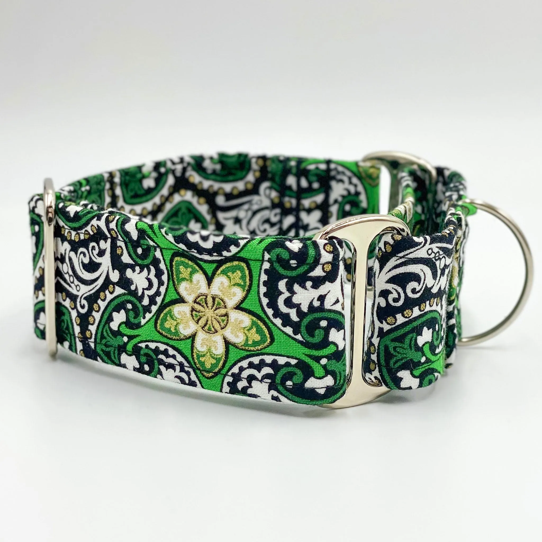 Martingale Collar - Emerald Elegance Twist