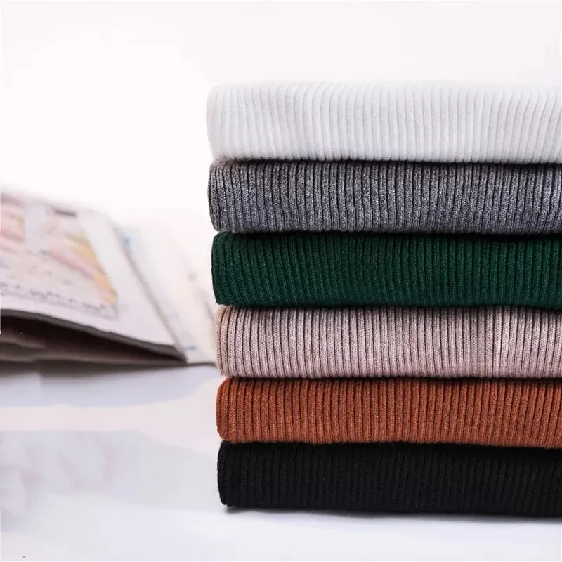 Marwin New-coming Autumn Winter Turtleneck Pullovers Sweaters Primer shirt long sleeve Short Korean Slim-fit tight sweater