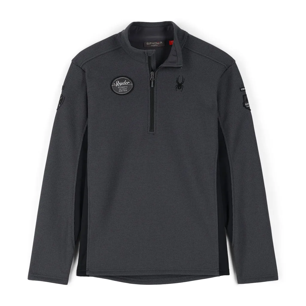 Mens Bandit Wengen Half Zip - Ebony Black (2022)