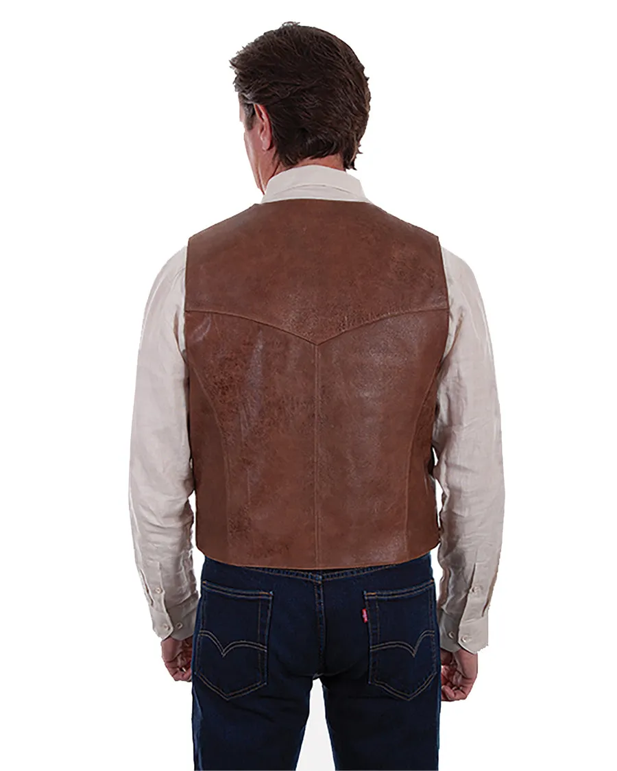 Men's Leather Vest