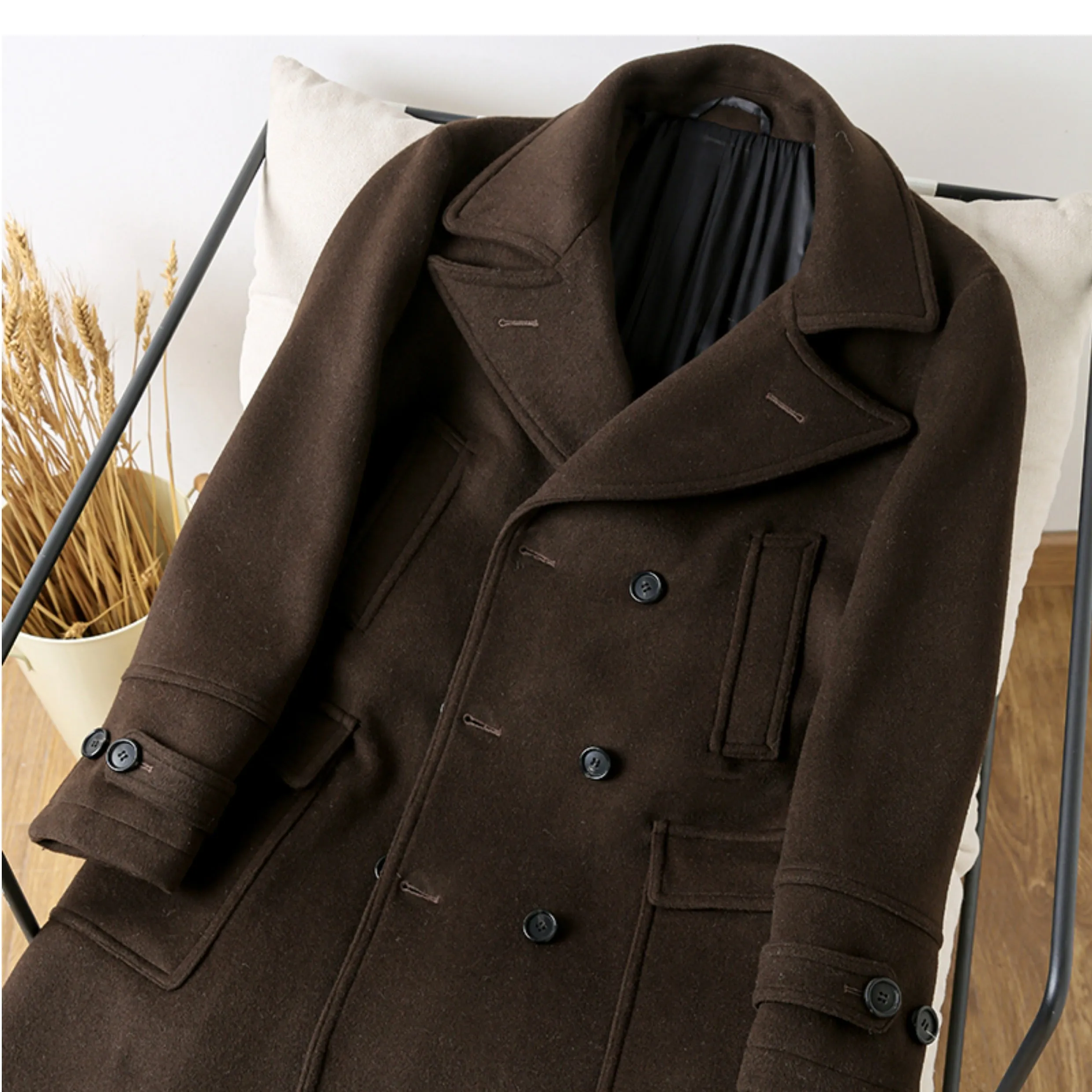 Men's Long 740N Pea Coat