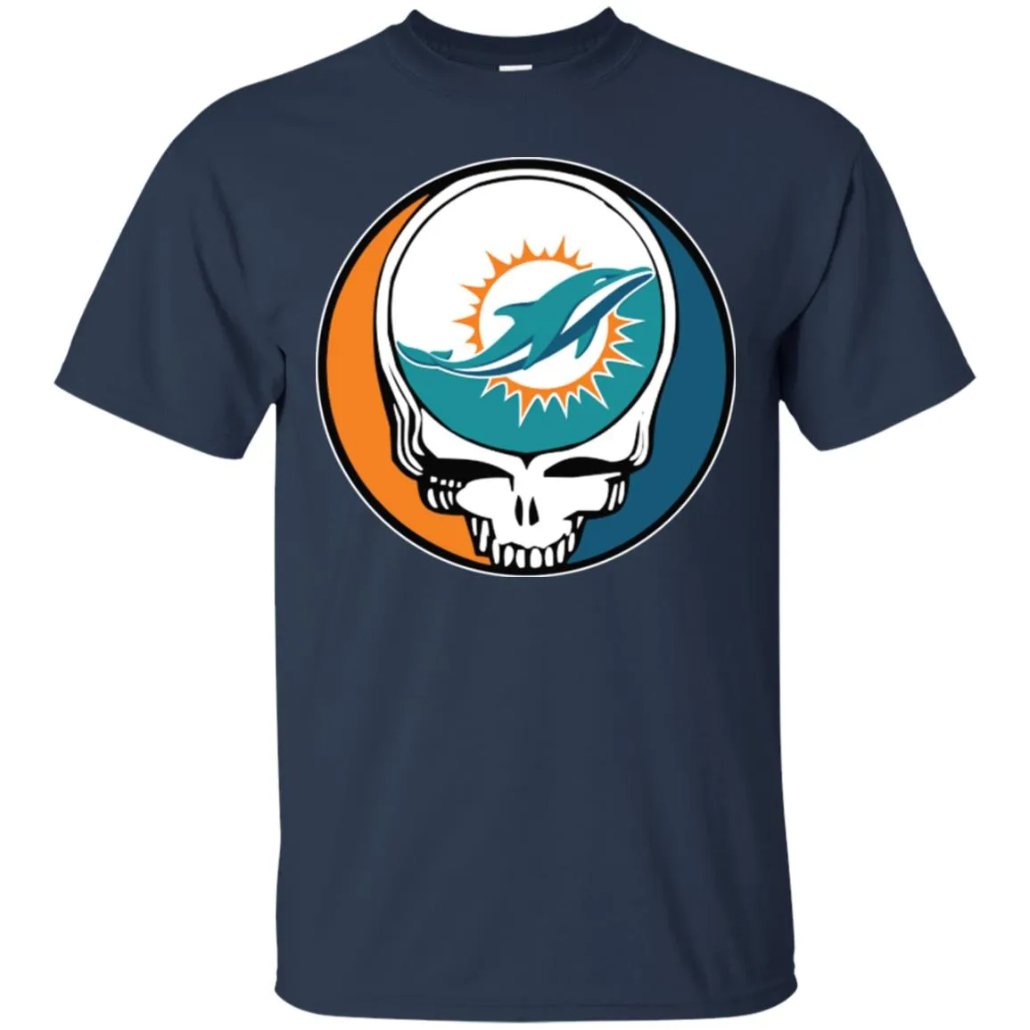 Miami Dolphins Grateful Dead Steal Your Face Football Nfl Shirts