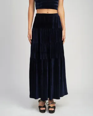 Micah Midi Skirt - Navy