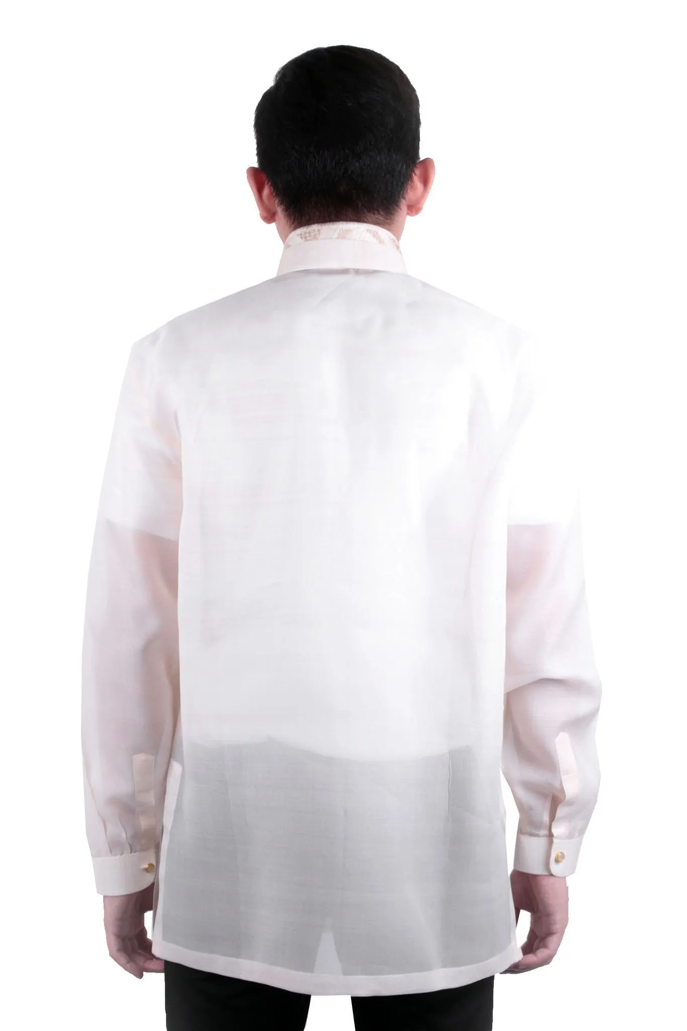 MJ19 - MADE-TO-ORDER - Jusi Barong Tagalog Double-Collar