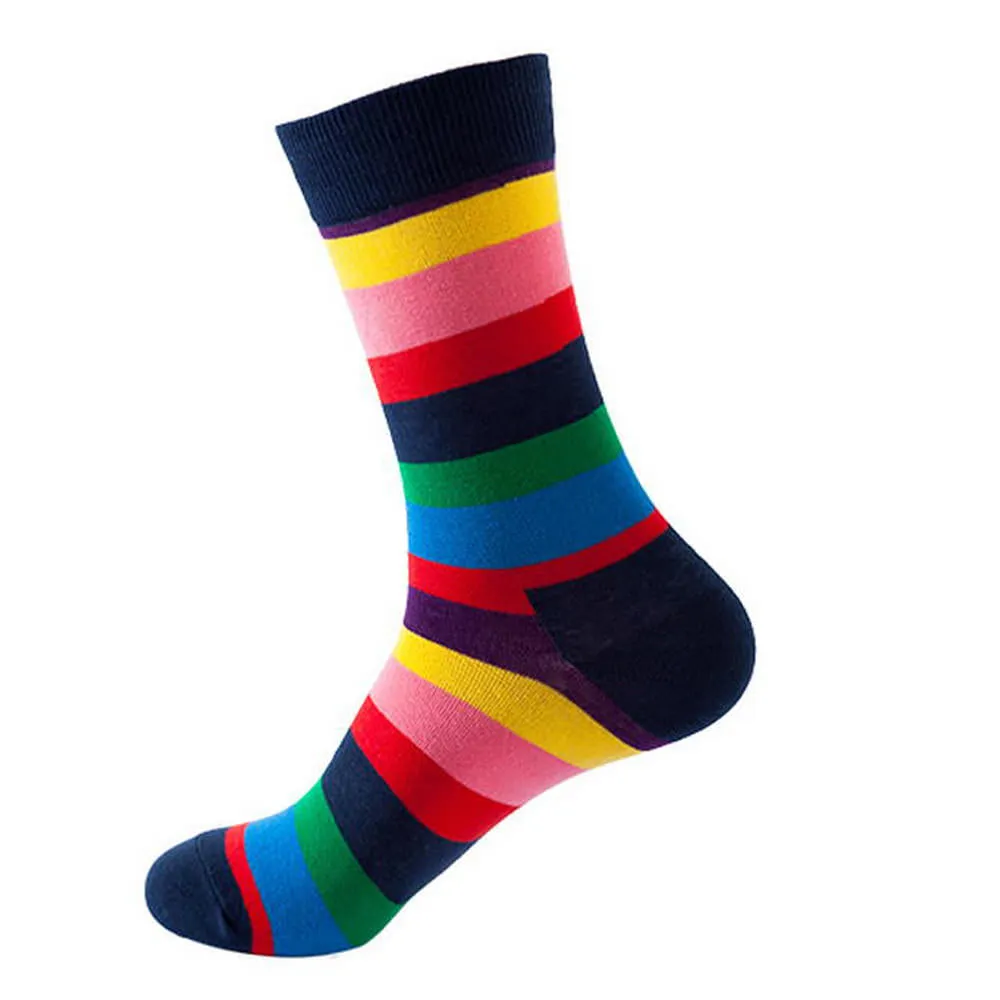 Mox JT Geometric Elements Cotton Cute Socks for Autumn and Winter