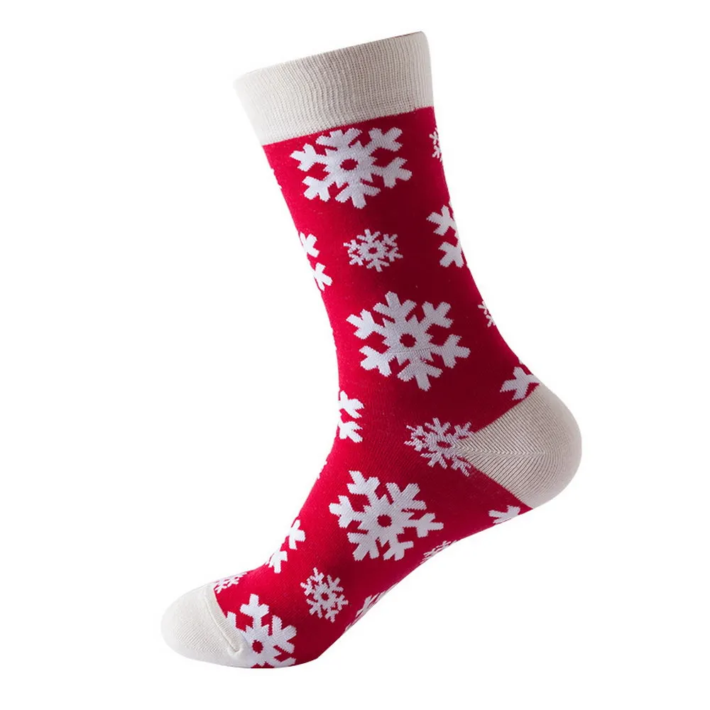 Mox JT Geometric Elements Cotton Cute Socks for Autumn and Winter