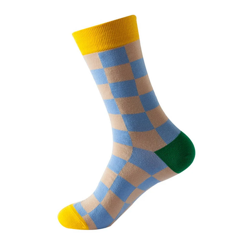 Mox JT Geometric Elements Cotton Cute Socks for Autumn and Winter