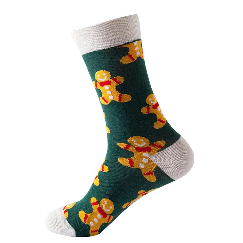 Mox JT Geometric Elements Cotton Cute Socks for Autumn and Winter