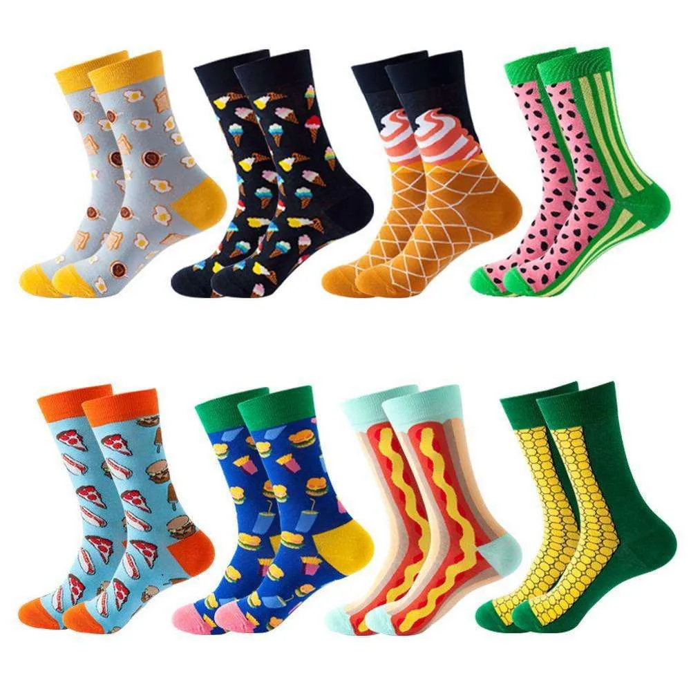 Mox JT Geometric Elements Cotton Cute Socks for Autumn and Winter