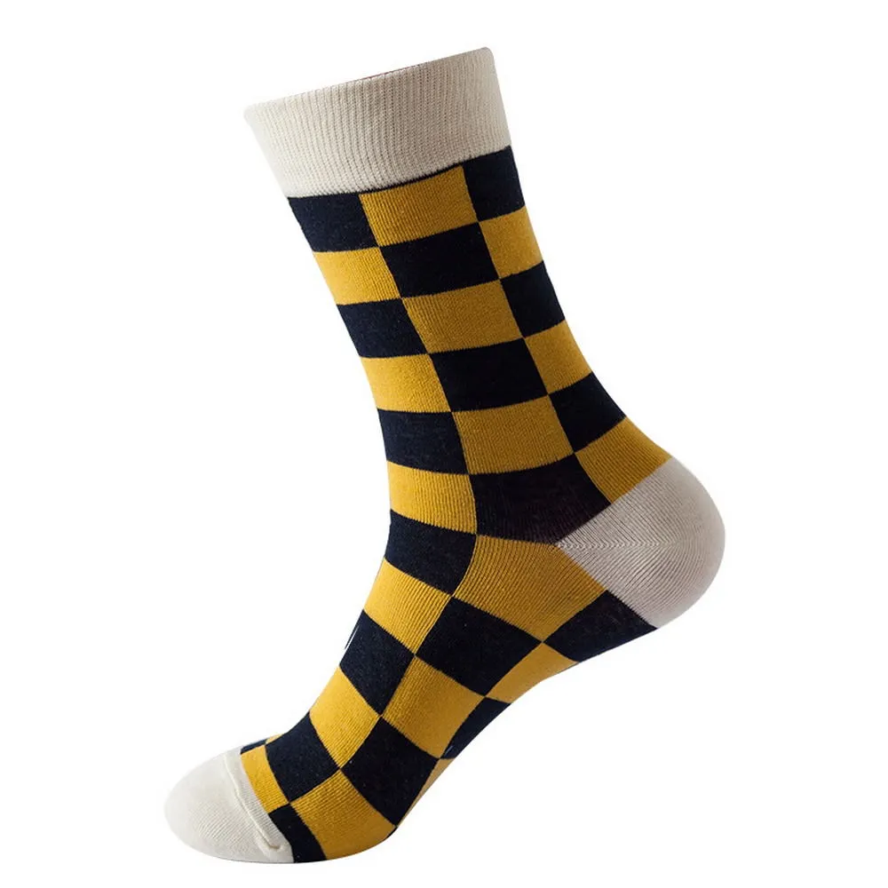 Mox JT Geometric Elements Cotton Cute Socks for Autumn and Winter