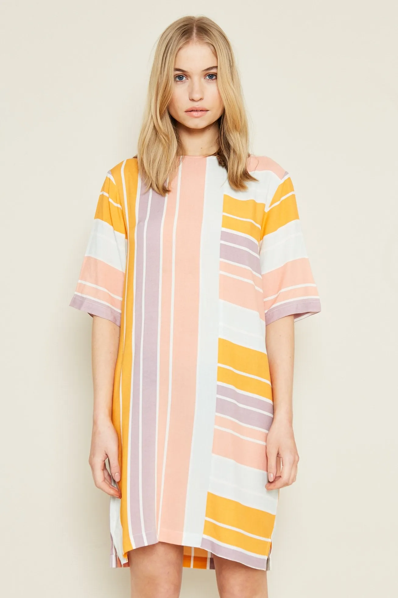 Native Youth Stripe Tunic Dress