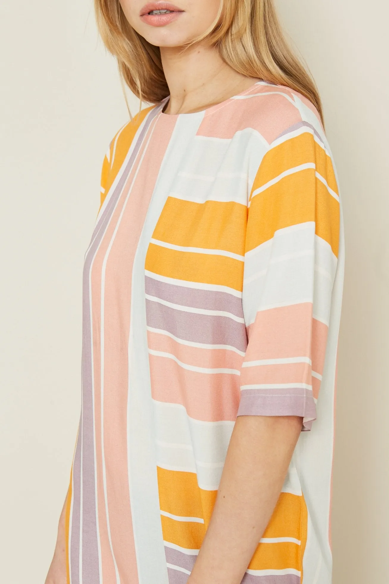 Native Youth Stripe Tunic Dress