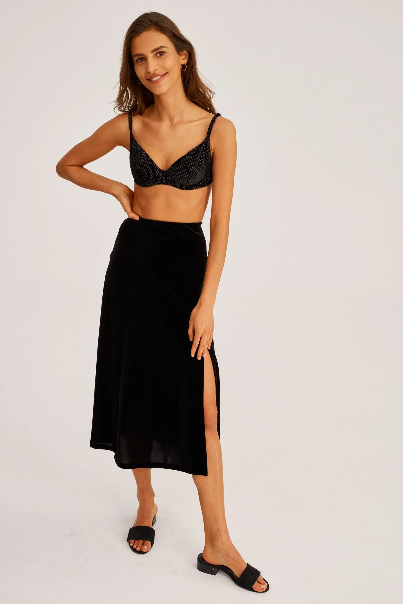 Natural Healing Skirt Black