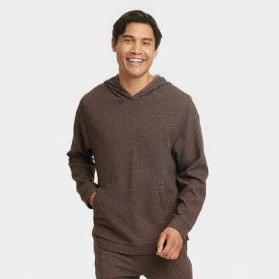 New - All In Motion Men's Pullover Hooded Fleece Hoodie Kangaroo Pocket