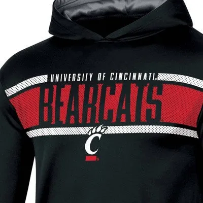 New - NCAA Cincinnati Bearcats Boys' Poly Hooded Sweatshirt - XL