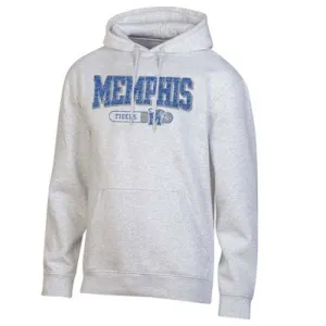 New - NCAA Memphis Tigers Gray Fleece Hooded Sweatshirt - L