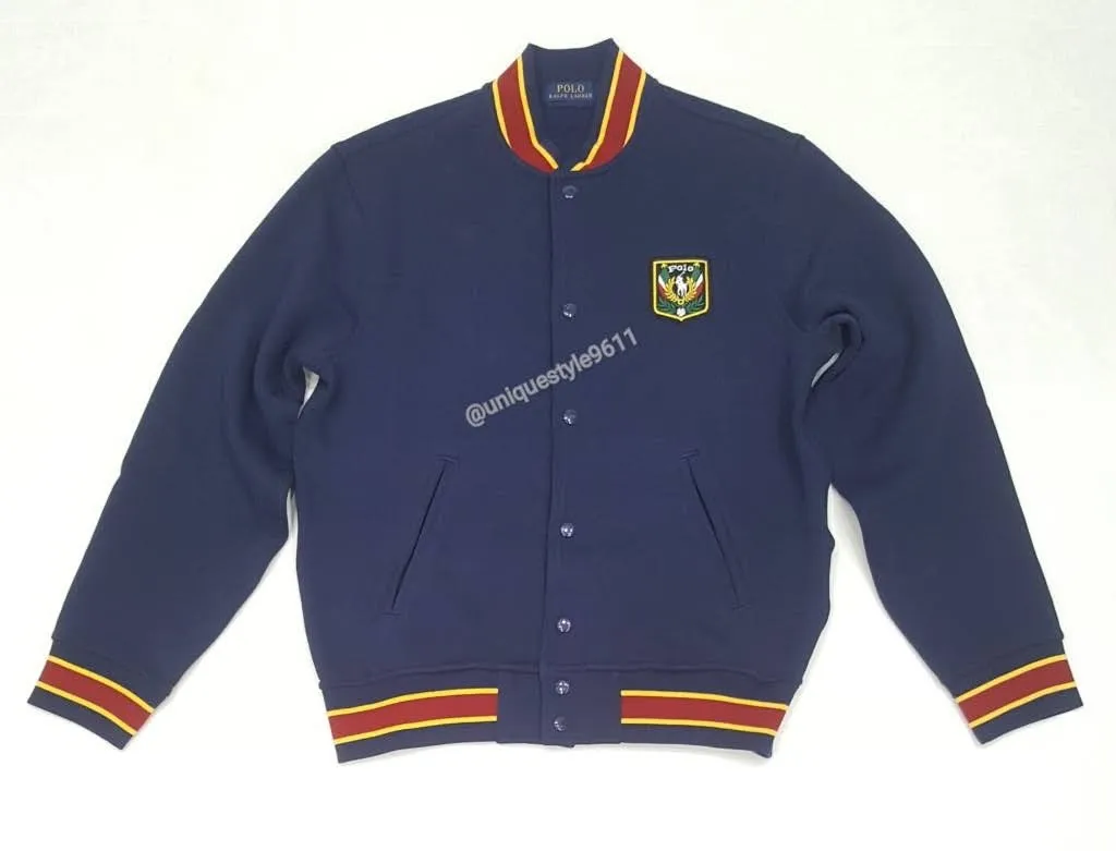 Nwt Polo Ralph Lauren Uni Crest Fleece Jacket