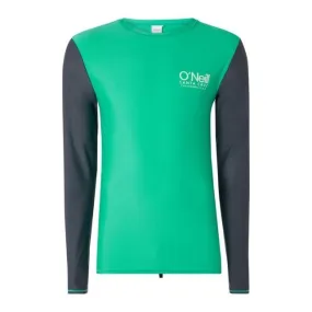 O&#39;Neill Cali Long Sleeve Skins Men Performanc T-Shirt Green 0A1606-6151