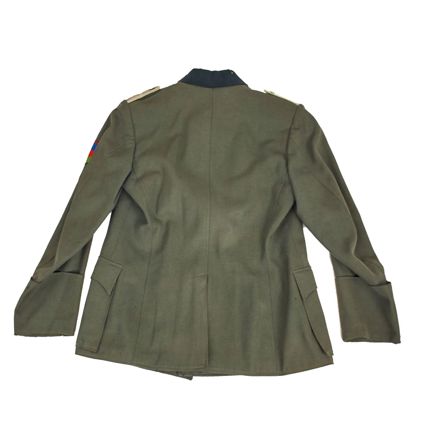 Original German WWII Service Worn Heer Infantry Officer M36 Tunic with Azerbaijani Legion Volunteer Patch - dated 1939